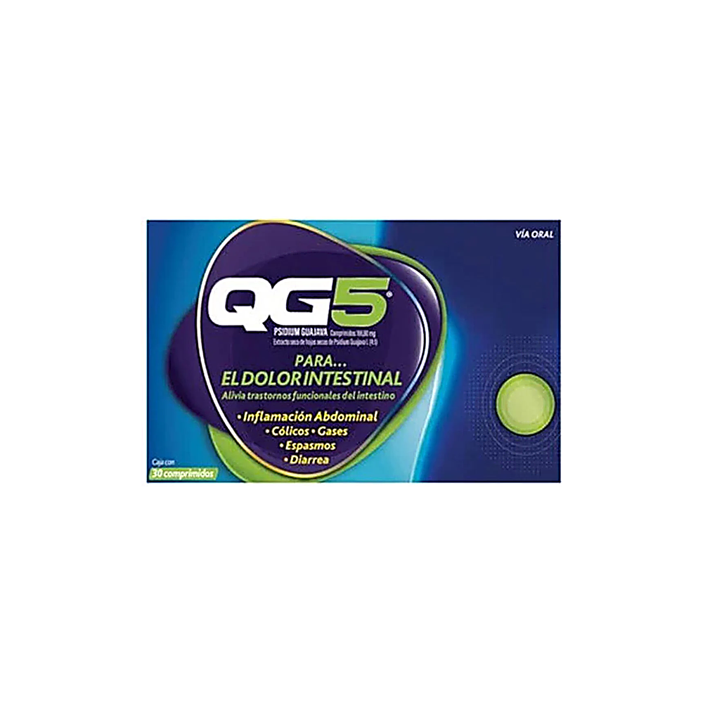 QG5 PSIDIUM GUAJAVA COMPRIMIDO 166,60MG PARA DOLOR INTESTINAL X30