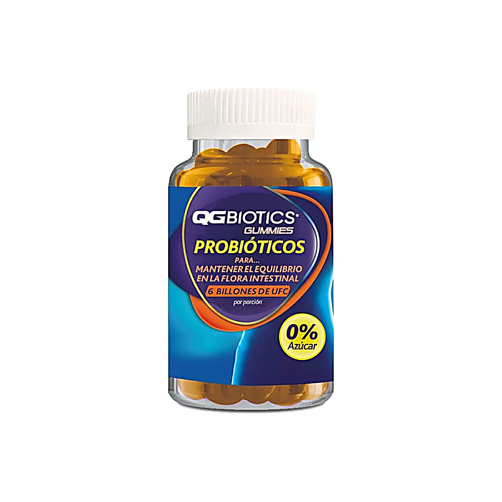 QGBIOTICS GUMMIES GOMITAS SABOR NARANJA CON PROBIOTICOS X60