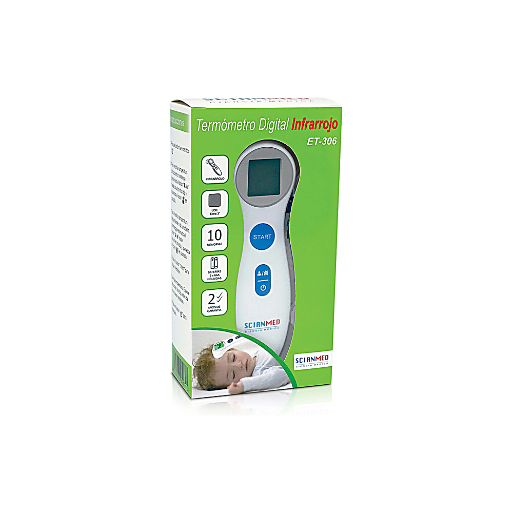 SCANMED TERMOMETRO DIGITAL INFRAROJO MOD:DET-306