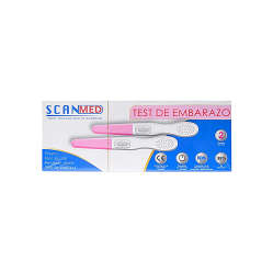 SCANMED TEST DE EMBARAZO X2