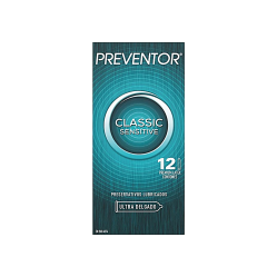 PREVENTOR CLASSIC SENSITIVE PREMIUN PRESERVATIVOS LUBRICADOS ULTRA DELGADO X12