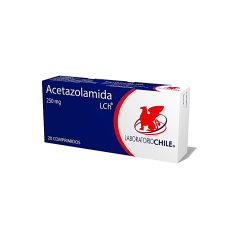 ACETAZOLAMIDA COM 250 MG X 20 CHILE