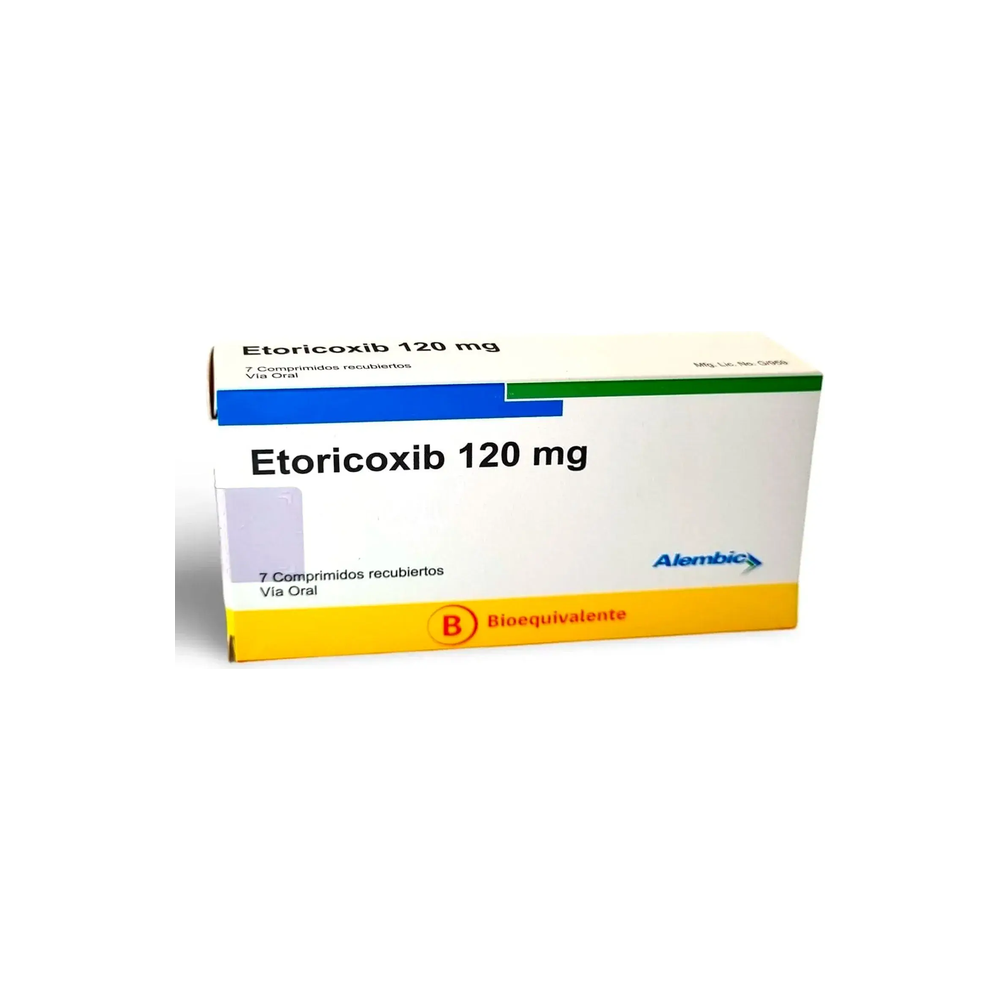ETORICOXIB COM REC 120 MG X 7 ALEMBIC (BE)