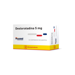 DESLORATADINA COM 5 MG X 30 ASCEND