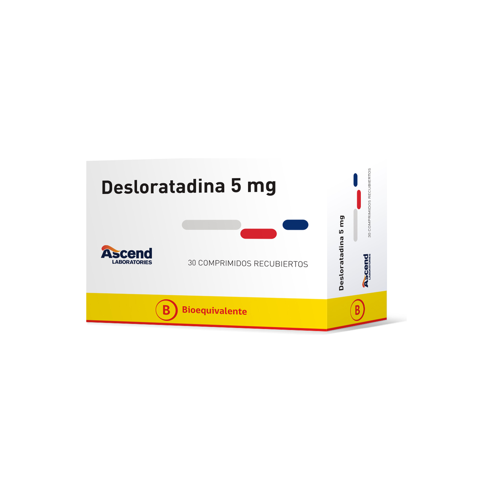 DESLORATADINA COM 5 MG X 30 ASCEND