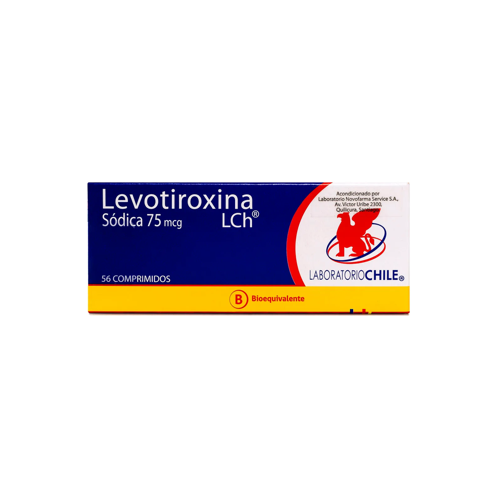 LEVOTIROXINA COM 75 MCG X 56 CHILE (BE)