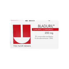 BLADURIL GRAGEAS 200 MILIGRAMOS 20