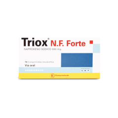 TRIOX N.F. FORTE COMPRIMIDOS RECUBIERTOS 550 MG .10