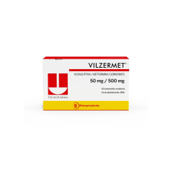 VILZERMET COM 50MG/500 MG 60
