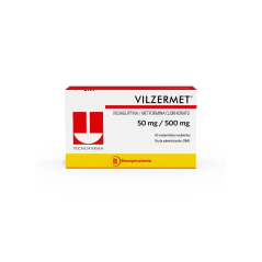 VILZERMET COM 50MG/500 MG 60
