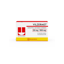 VILZERMET COM 50MG/850 MG X  60