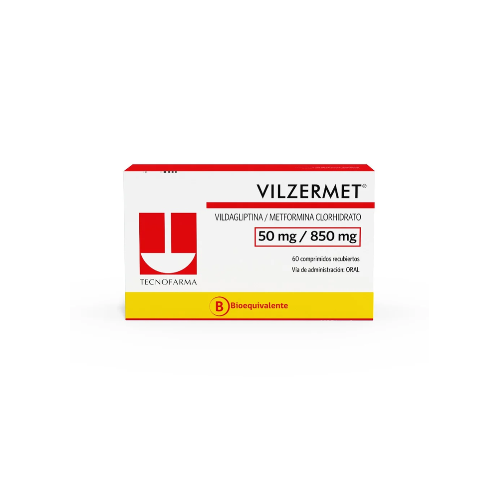 VILZERMET COM 50MG/850 MG X  60