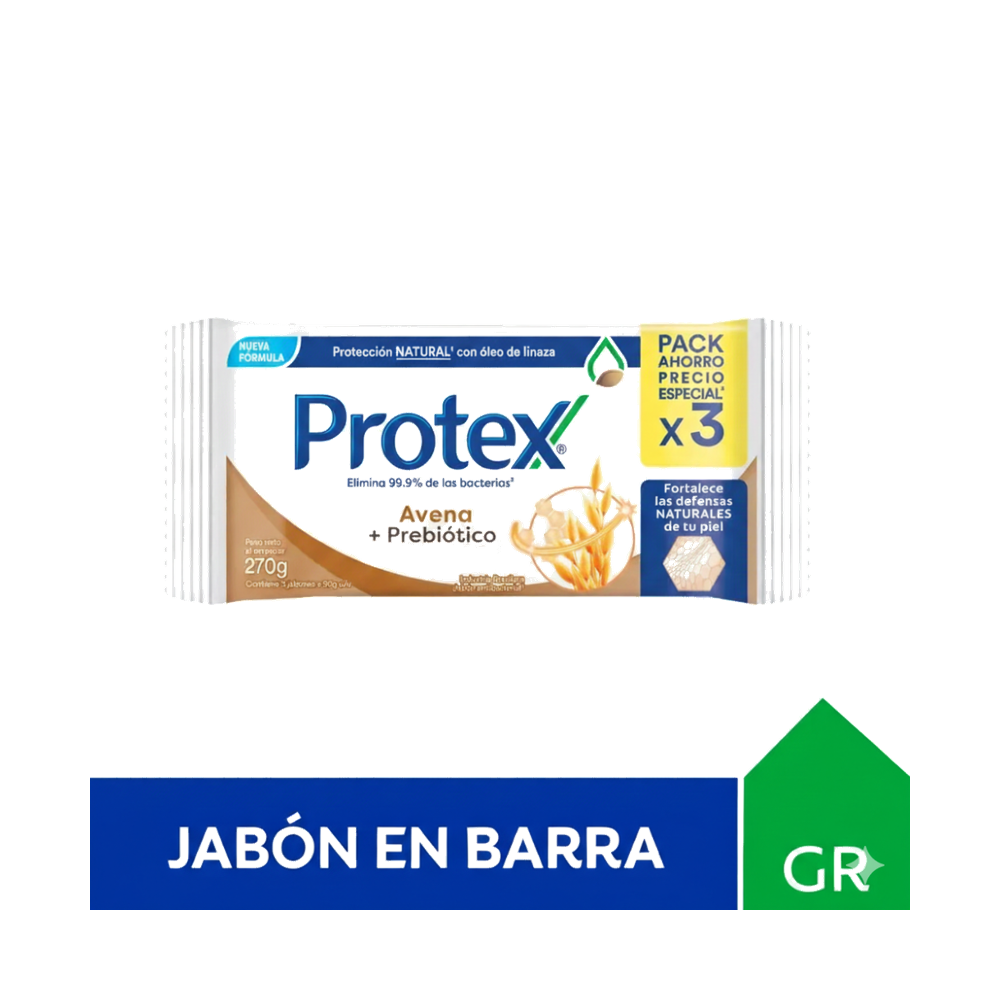 PROTEX JAB AVENA 90 GR X 3