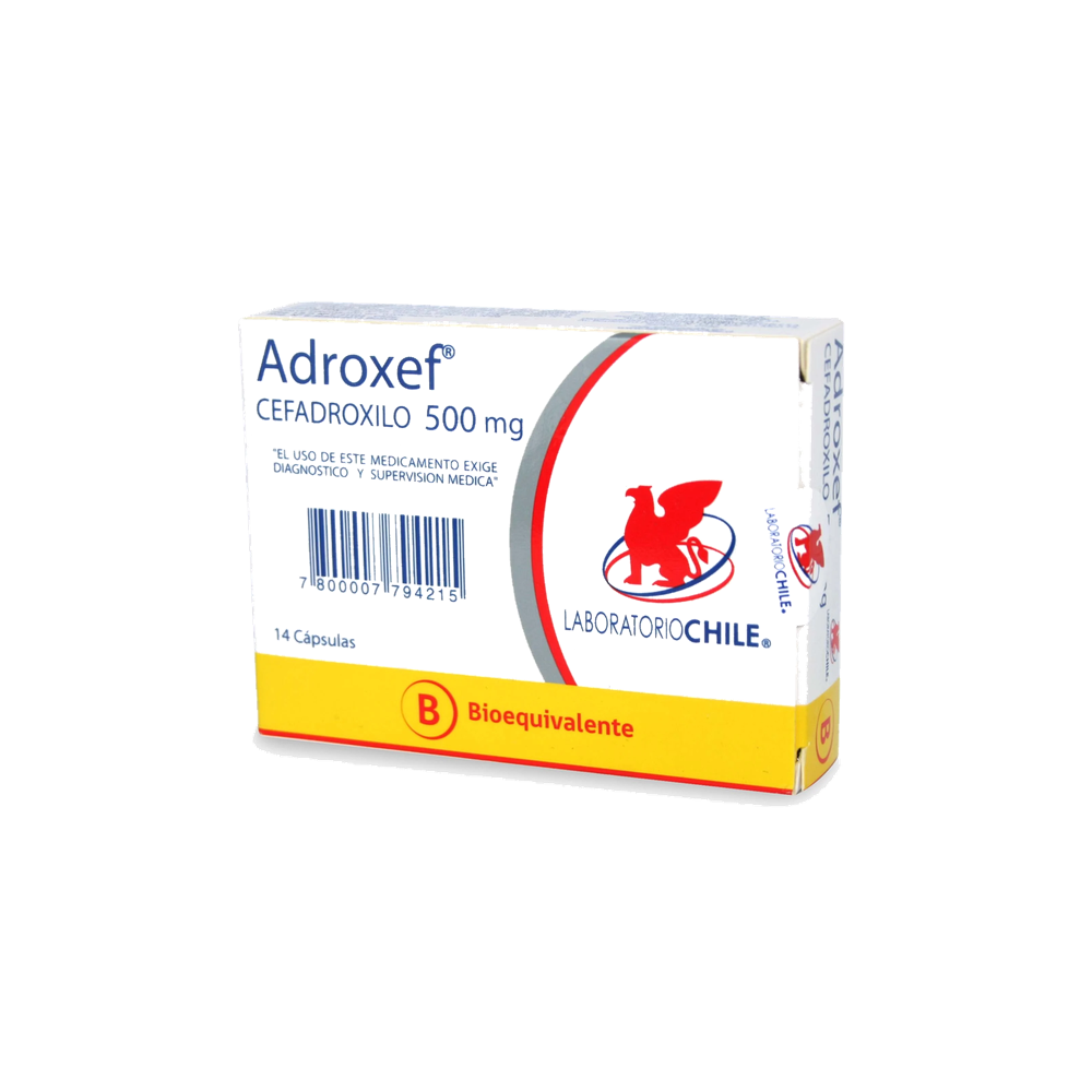 ADROXEF CAPS 500 MG X 14 (BE)