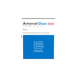 AMOVAL DUO SUS 1000 MG X 90 ML