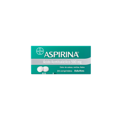 ASPIRINA COM 500 MG X  20