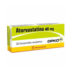 ATORVASTATINA COM 40 MG X 30 OPKO (BE)