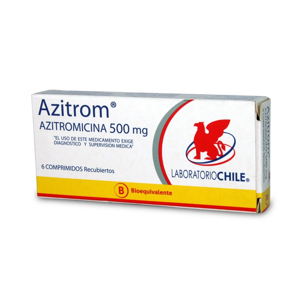 AZITROM COM REC 500 MG X 6