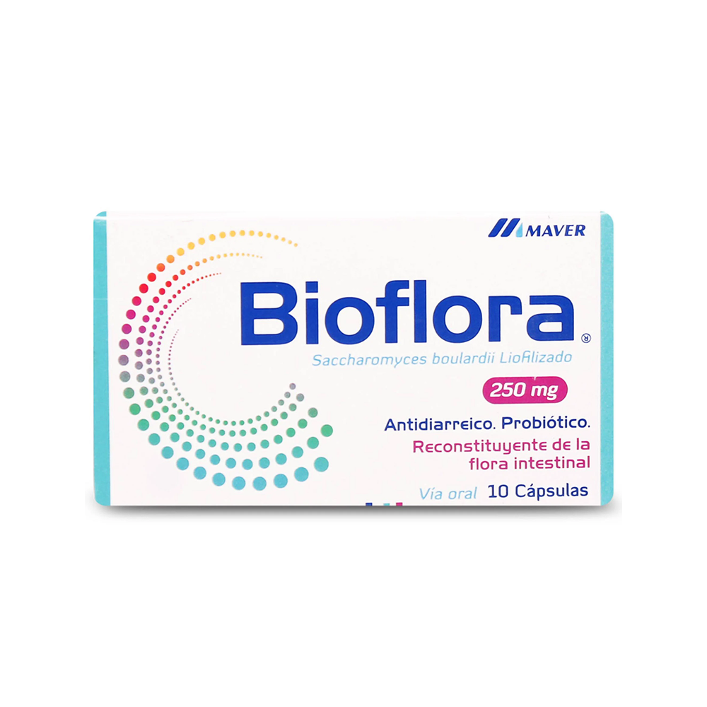 BIOFLORA CAP 250 MG X 10