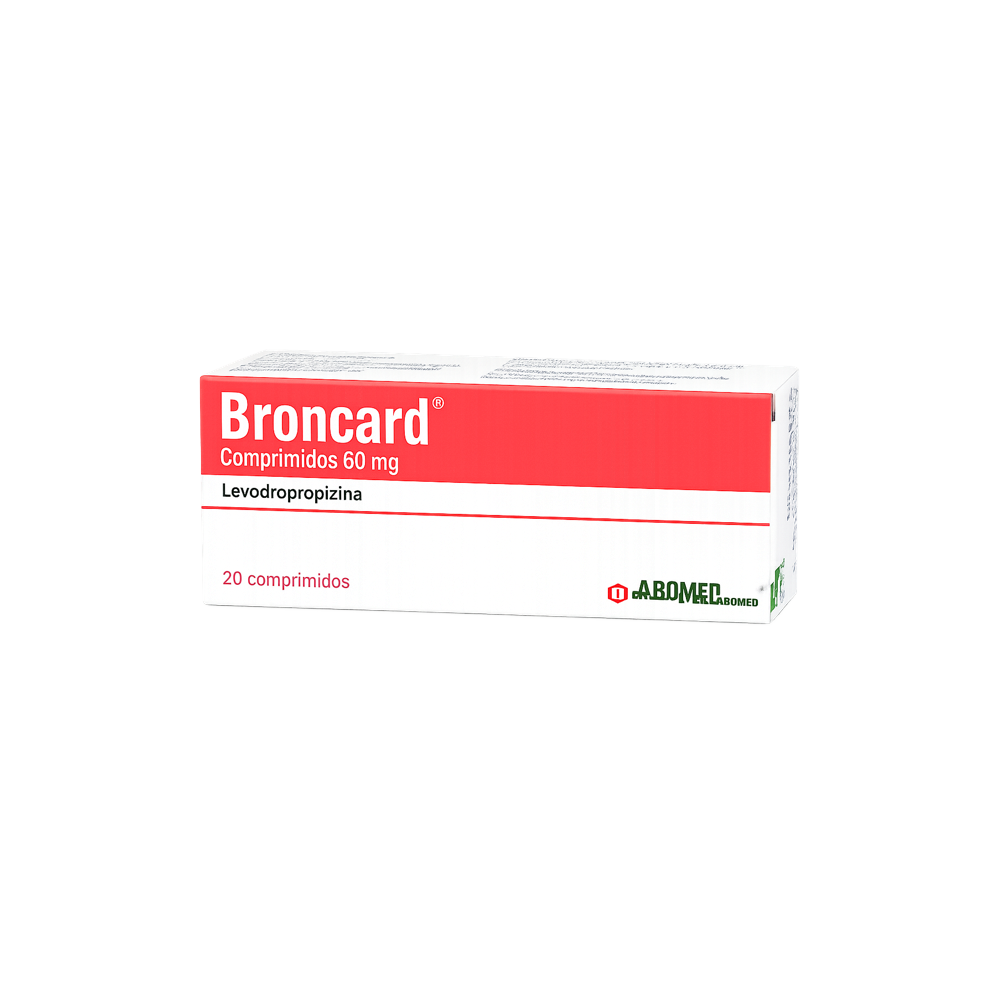 BRONCARD COM 60 MG X 20