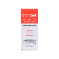 BRONCARD GTS 60MG/ML X 15 ML