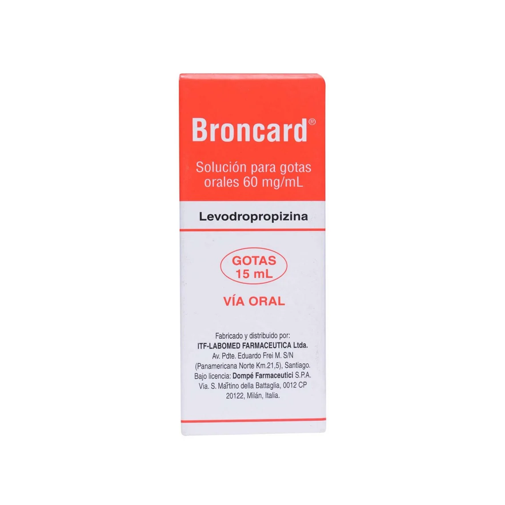BRONCARD GTS 60MG/ML X 15 ML