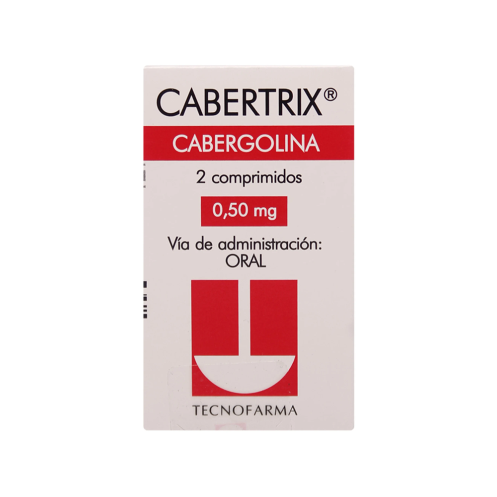 CABERTRIX COM 0,5 MG X 2