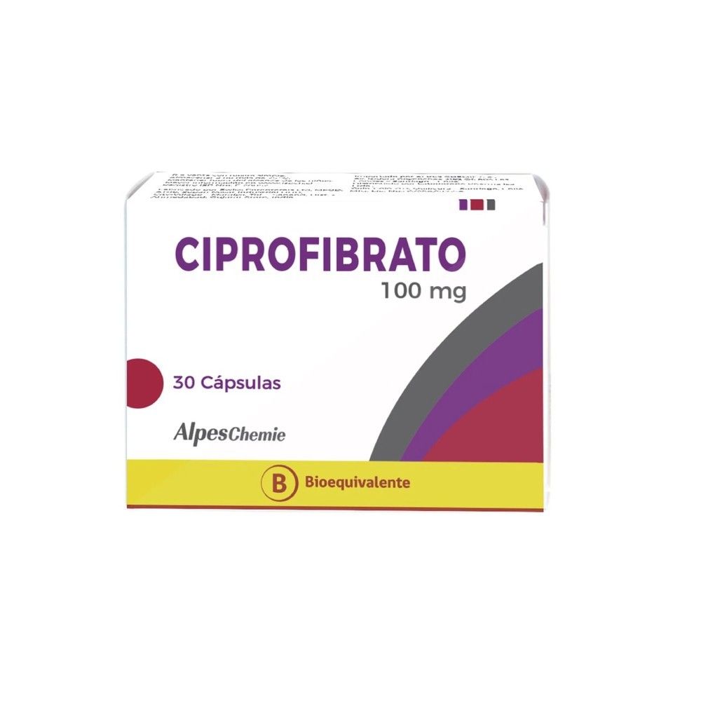CIPROFIBRATO CAP 100 MG X 30 ALPES CHEMIE (BE)