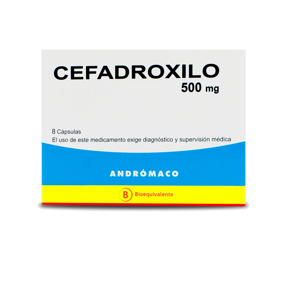 CEFADROXILO CAP 500 MG X 8 AND (BE)