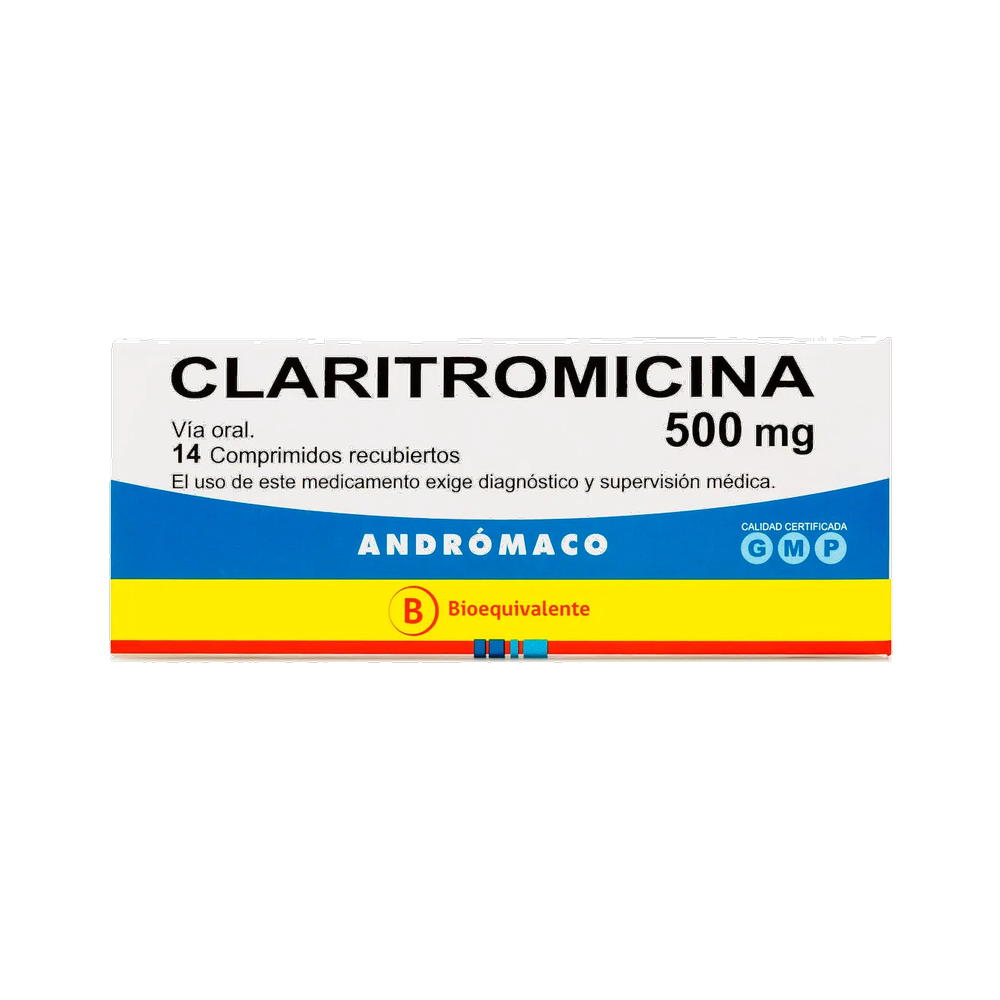 CLARITROMICINA COM 500 MG X 14 AND