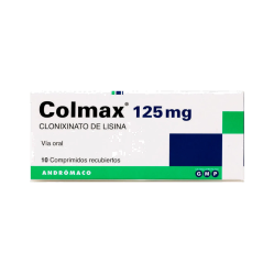 COLMAX COM 125 MG X 10 AND (CLONIXILISINA)
