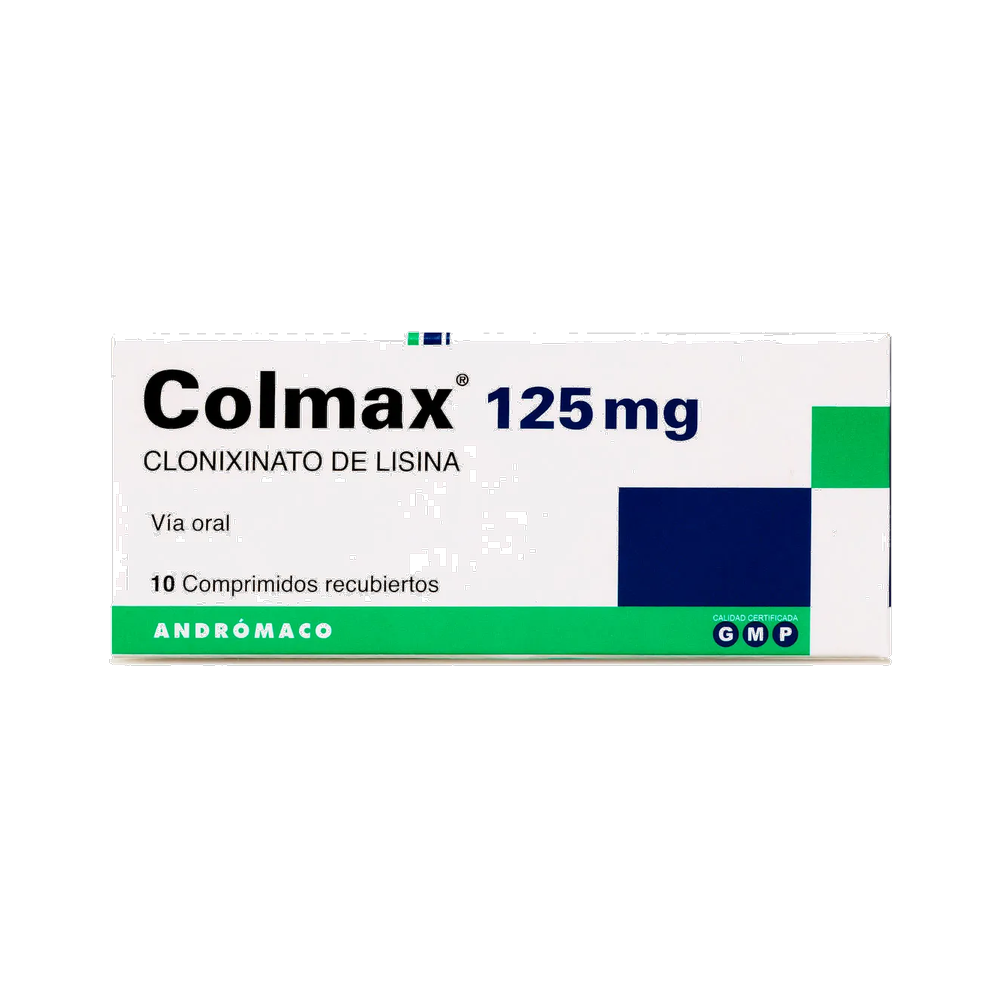COLMAX COM 125 MG X 10 AND (CLONIXILISINA)