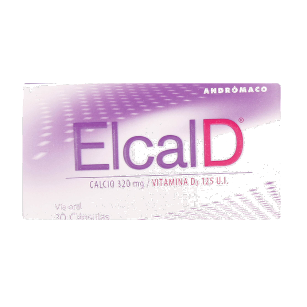 ELCAL-D CAP 320 MG+VIT D X 30