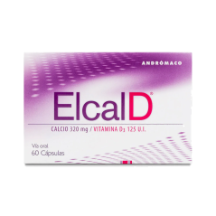 ELCAL-D CAP 320 MG+VIT D X 60