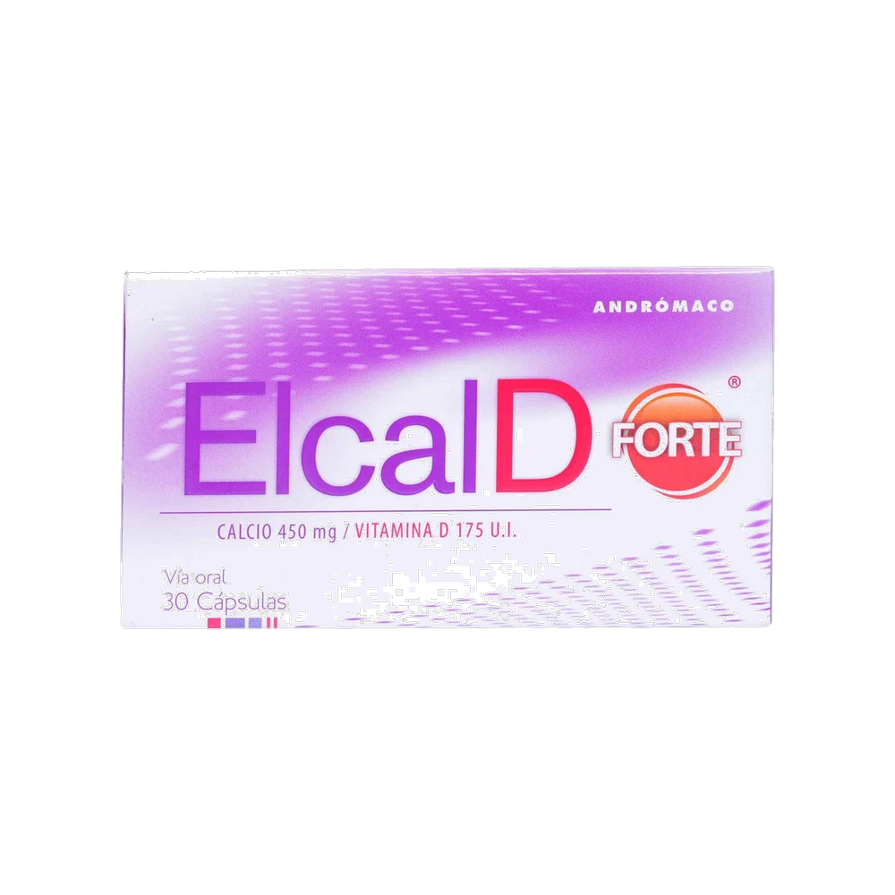 ELCAL-D FTE CAP 450 MG+VIT D X 30