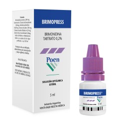 Brimopress Brimonidina 0.2% Solución Oftálmica 5ml