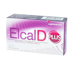 ELCAL-D PLUS CAP 500 MG+VIT D X 30
