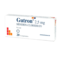 GUTRON COM 2,5 MG X 20