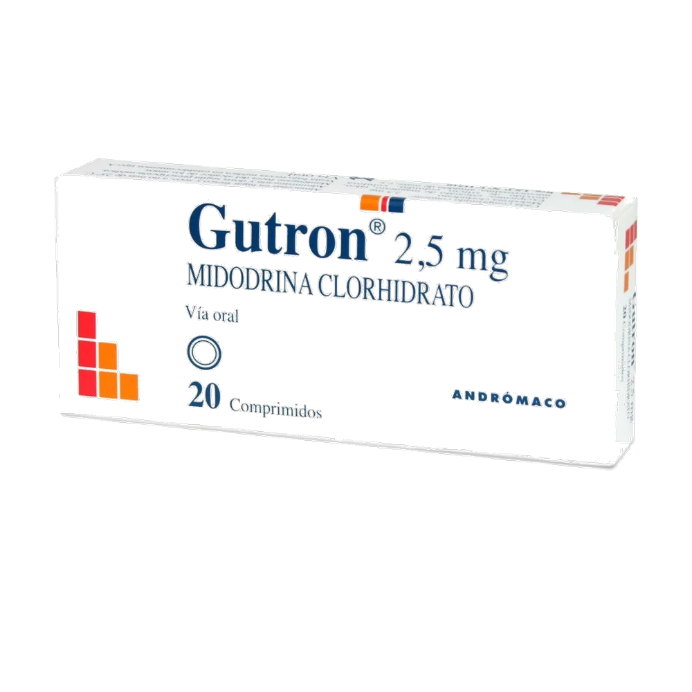 GUTRON COM 2,5 MG X 20