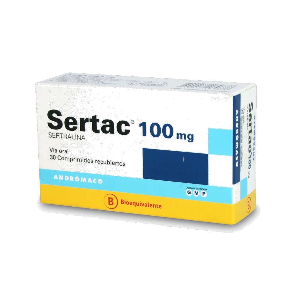 SERTAC COM 100 MG X 30