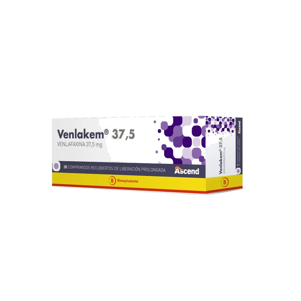 VENLAKEM LP COM 37,5 MG X 30 ASCEND (BE)