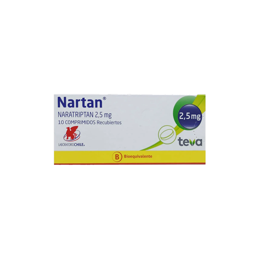 NARTAN COM 2,5 MG X 10 (BE)