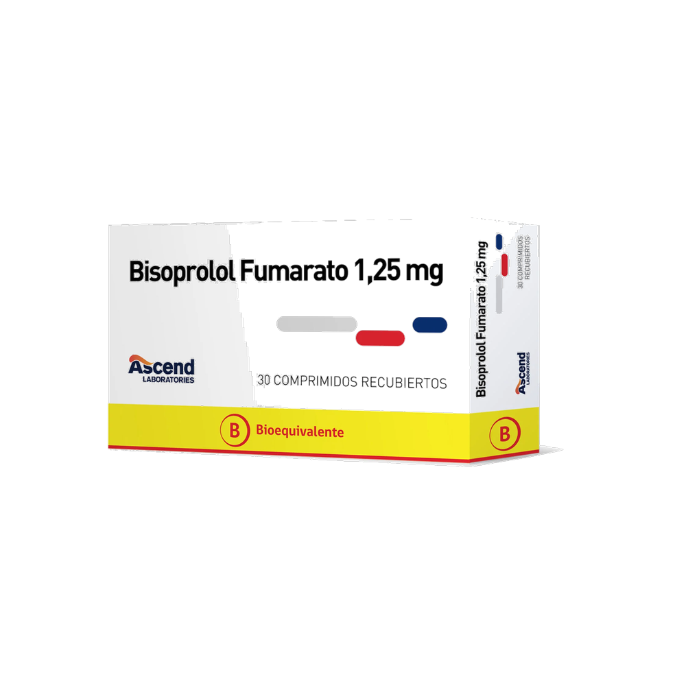 BISOPROLOL COM 1,25 MG X 30 ASCEND (BE)