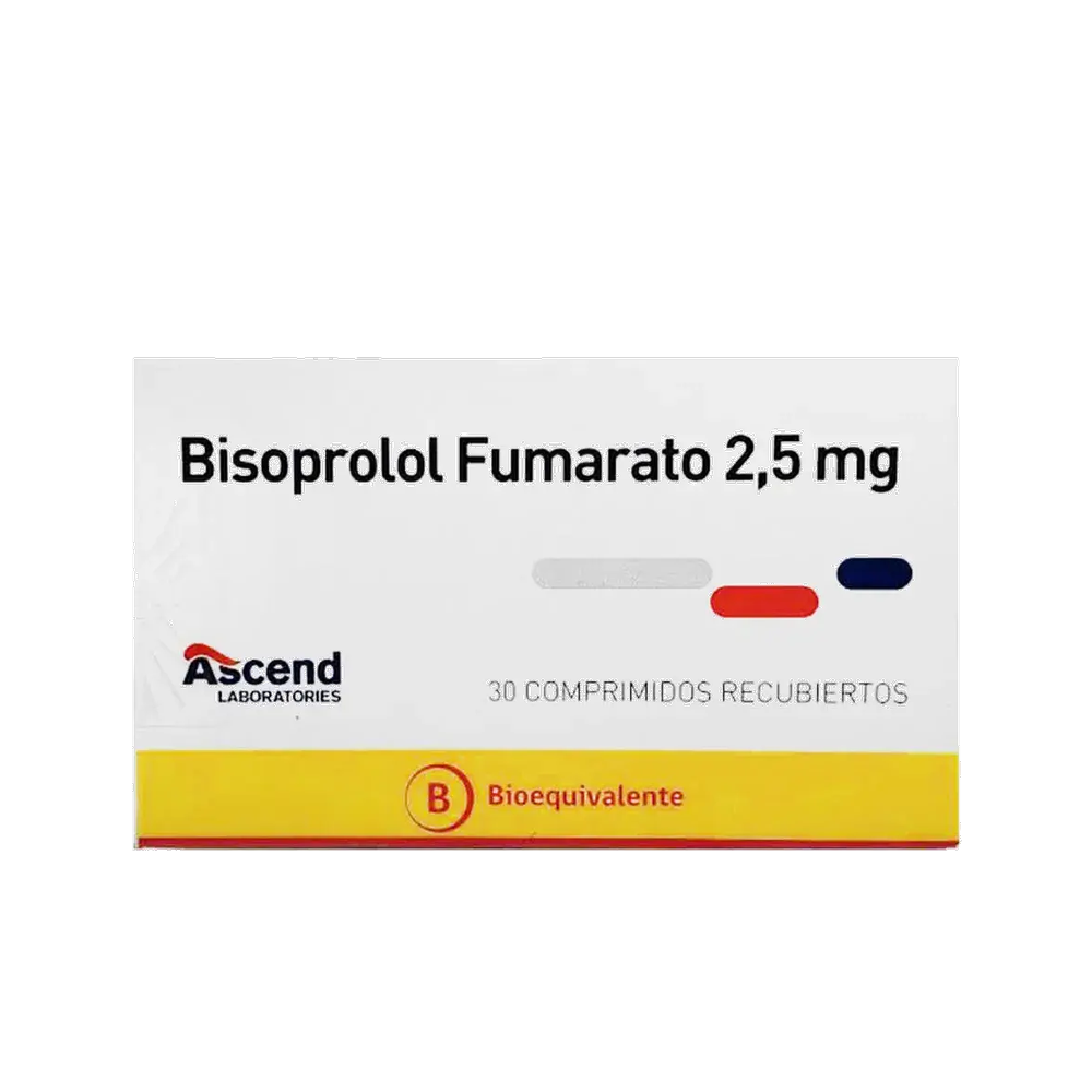 BISOPROLOL COM 2,5 MG X 30 ASCEND (BE)