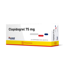 CLOPIDOGREL COM 75 MG X 30 ASCEND