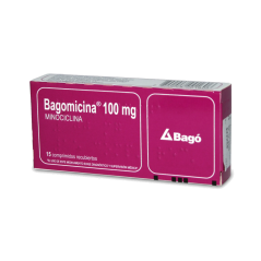 BAGOMICINA COM 100 MG X 15