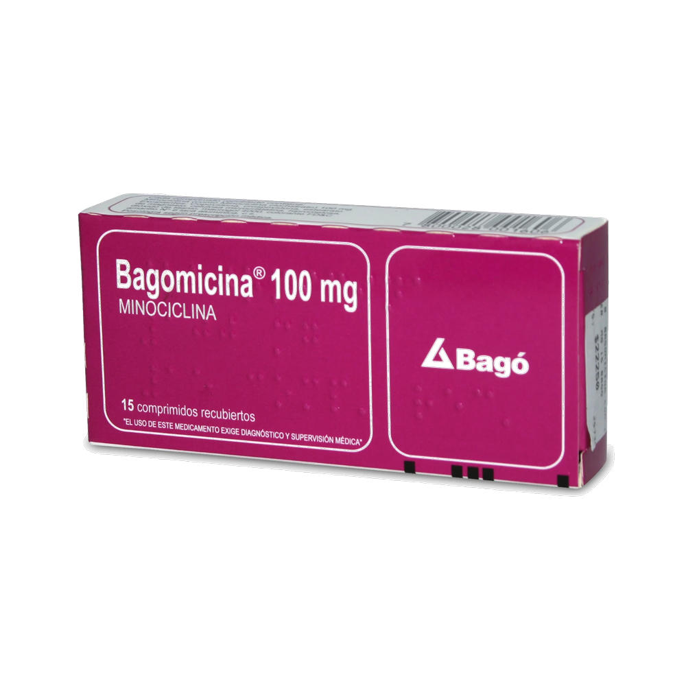 BAGOMICINA COM 100 MG X 15