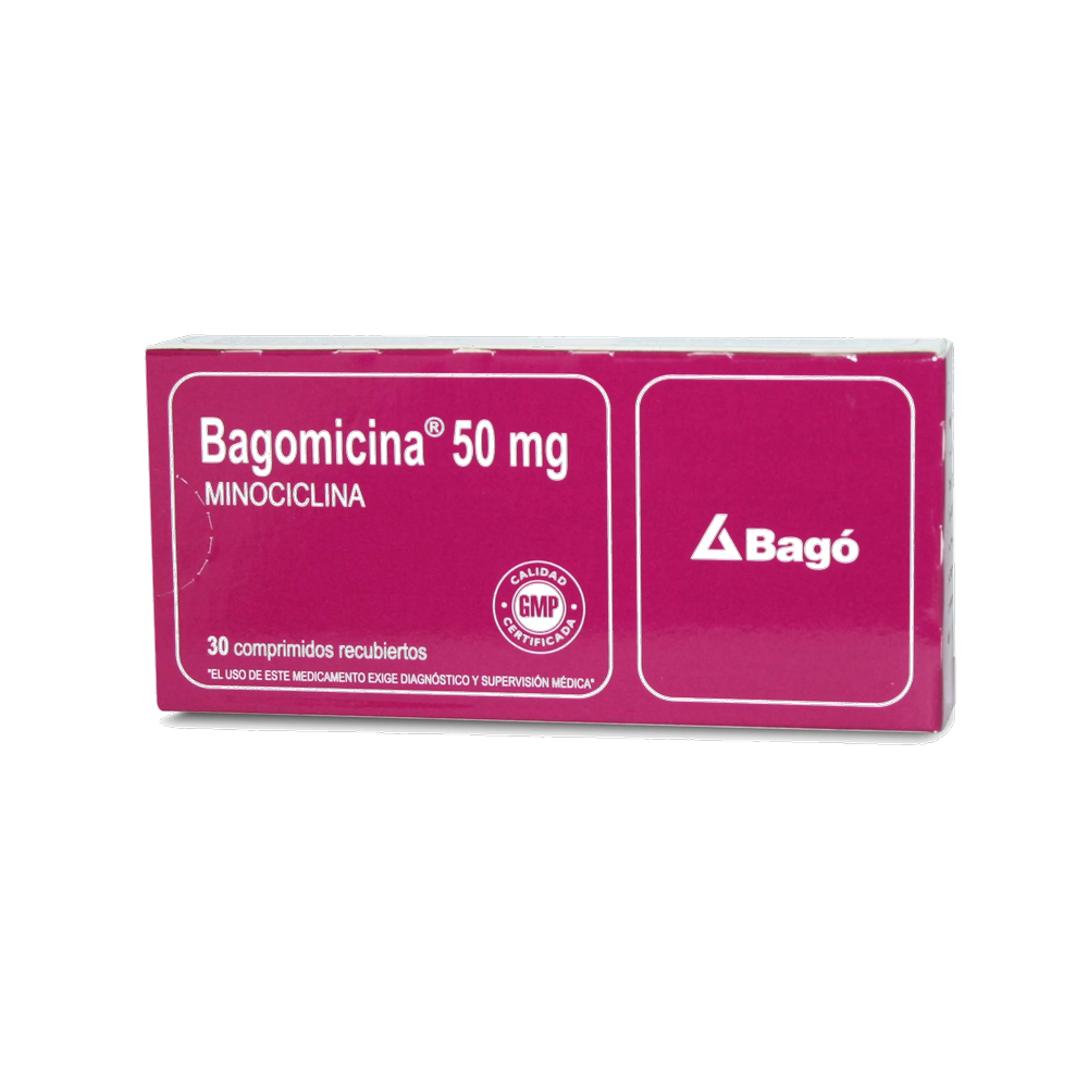 BAGOMICINA COM 50 MG X 30