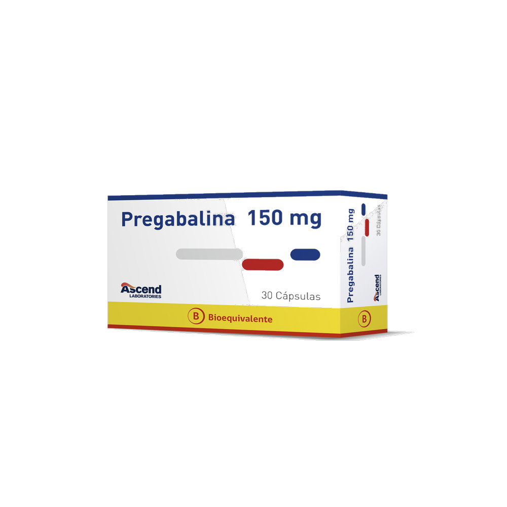 PREGABALINA CAP 150 MG X 30 ASCEND (BE)