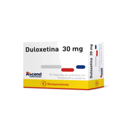 DULOXETINA CAP 30 MG X 30 ASCEND (BE)